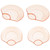 BESTOYARD 4pcs Sauce Dish Plastic Shell Shaped Dipping Bowls Seasoning Dishes Dipping Sauce Bowls Sushi Condiment Bowl Appetizer Dessert Snack Salad Plates for Sauce Ketchup