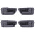 LUJUNTEC Interior Door Handles,Front Rear Door Handles Driver Left Passenger Right Side,Replacement for 1997-2001 for Toyota for Camry,4pcs Grey Handles Replace