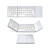Docooler Foldable Bluetooth Keyboard with Touchpad Portable Wireless Keyboard with Stand Holder, Ultra-Slim Pocket Folding Keyboard with Rechargeable for Android Windows iOS Tablt ? Laptop (Grey)