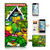( For iPhone 7 Plus ) Flip Wallet Case Cover and Screen Protector Bundle A9107 Ninja Turtle