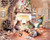 CaptainCrafts Diy 5D Diamond Painting by Number Kits Full Drill Diamond Painting - Mouses Family (25X20cm/10X8inch)