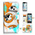 ( For iPhone 6 Plus / iPhone 6S Plus ) Flip Wallet Case Cover and Screen Protector Bundle A9366 Starwars BB8