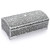 Hipiwe Vintage Metal Jewelry Box Trinket Storage Box Treasure Chest Case Ring Holder Necklace Earring Organizer Keepsake Box Wedding Birthday Gift for Girls Women, Medium