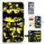 (For Google Pixel 2) Flip Wallet Case Cover & Screen Protector Bundle - A6240 Batman