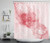 LB Pink Marble Shower Curtain Abstract Texture Aesthetic Shower Curtains for Bathroom Modern Art Luxury Decorative Design Bath Curtain with Hooks Easy Care Waterproof Polyester Fabric, 72X72 Inch