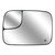 Left Driver Side Heated Mirror Glass Fit for Dodge Ram 1500 2500 3500 2005-2009, Side View Convex Mirror Glass with Rear Holder Replace 5161011AA
