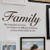 Simple Shapes Family Like Branches On A Tree - Quote Lettering Decal Wall Decal - Chestnut Brown
