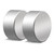 MIKEDE 40X20mm Super Strong Neodymium Magnet, Powerful Magnet Disc Permanent Rare Earth Magnets - 2 Pack
