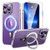 niufoey for iPhone 13 Pro Max Case with Magnetic Invisible Stand [Compatible with Magsafe] Shockproof Slim Translucent Matte Cases for iPhone 13 Pro Max 6.7 Inch,Clear