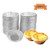 Haomian 250 Pcs Disposable Egg Tart Tins, Mini Pie Tins Pans Tinfoil Cupcake Circular Egg Tart Mold Cups for Baking Supplies