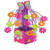 Mini Foil Cascade Centerpiece, Butterfly Sparkle