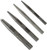 Mayhew 62213 Knurled Center Punch Kit, 4-Piece
