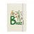 Brazil National symbol Landmark Pattern Notebook Official Fabric Hard Cover Classic Journal Diary