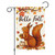 Louise Maelys Welcome Fall Garden Flag 12x18 Double Sided, Small Burlap Autumn squirrel Garden Flag Fall Thanksgiving Outside Outdoor House Yard Decoration (ONLY FLAG)