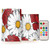 DOMIKING Poppies Daisies Flameless Candles with Remote Control Electric Led Candles with Timer Battery Operated Flickering Tea Light Candles for Votive Centerpiece Home Decor 2 PCS