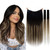 Ugeat Wire Human Hair Extensions Balayage Natural Black to Caramel Blonde with Dark Brown Hair Extensions Wire Weft Human Hair Extensions with 2 Pieces Clip in Human Hair Extensions 12 Inch 70 Grams Fish Line Human Hair Extensions