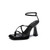 Reitoye Platform High Chunky Heels Square Toe Heeled Sandals Ankle strap Block Heels US 10