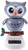 Solar Powered Toy Owl Dancing Toy Animal Shaking Head Car Ornament Dashboard Decoration Auto Accessories - Grey