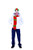 RG Costumes Men's Snowman Hoodie, White/Red, Small