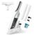Katulan Cordless Handheld Vacuum, Hand Vacuum Cleaner 12KPA Powerful Suction with Fast Charging Dock, LED Display, Extend Tube, Portable Lightweight Rechargeable Hand Held Vacuum for Home, Office, Car