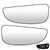 Youxmoto Driver Left and Passenger Right Side Heated Mirror Glass Replacement for 2014-2021 Ram Promaster 1500 2500 3500 Side View Convex Lower Mirror Glass with Rear Holder, OEM 68413478AA