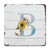 ArogGeld Metal Sign Initial Letter B Metal Wall Art Monogram Sunflower Home Sign Wall Decor Monogram Letter Garden Lover 12x12in Retro Metal Plaque for Bar Cafe Pub Garage Kitchen
