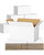 Poever Shipping-Boxes-11x6x6 Inches: 40 Pack Shipping-Boxes-Mailers, White Corrugated-Cardboard-Boxes for Packing Small Business Mailing