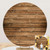 OFILA Rustic Wood Round Backdrop 7.2ft Wooden Round Photo Backdrop Brown Wood Circle Backdrop Vintage Wood Wall Round Backdrop Birthday Party Backdrop Baby Shower Party Photoshoot Background