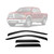 Cxdar Rain Guards for 2002-2008 Dodge Ram 1500, Window Vent Visors Shades Wind Deflectors for 2003-2009 Ram 2500 3500 Quad Cab