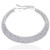 Kucheed Rhinestone Choker Necklaces,4 Row Silver Diamond Necklace,Sparkly Crystal Tennis Necklace Chain Jewerly,Fashion Bridesmaid Bridal Wedding Party Prom Accessories Shine Necklaces for Women