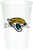 Creative Converting Officially Licensed NFL Printed Plastic Cups, 8-Count, 20-Ounce, Jacksonville Jaguars