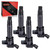 FAERSI Set of 4 Ignition Coils Pack Replacement for Hyundai Genesis Sonata Kia Optima, Replace OE# UF611 C1667 FAERSI Set of 4 Ignition Coils Pack Replacement for Hyundai Genesis Sonata Kia Optima, Replace OE# UF611 C1667