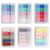 Bekecidi 600pcs Page Markers, Sticky Tabs for Annotating, Morandi Sticky Note Tabs Index Tabs, Writable and Repositionable Page Flag Tabs for Page Marking Classify File