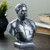 Stalin Joseph Vissarionovich Steel Colored Bust Sculpture Statue Collectible Art Figurine Figure
