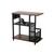 BplusZ Side Table with USB Ports and Outlets End Table with Charging Station, Sofa Couch Table Bedside Table for Living Room Bedroom, Narrow Nightstand with Storage Shelves for Small Space Brown