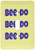 3dRose lsp_195349_1 Bee Do, Bee Do, Bee Do, Blue, Yellow Light Switch Cover