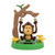 Solar Powered Dancing Toy Monkey, Monkey Swinging Animated Bobble Dancer Toy for car Interior Decorations Ornament Gift