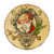 Round Metal Tin Sign Vintage Wall Decor Plaque Retro Christmas Theme, 12x12 Inch for Home Garden Kitchen Bar Cafe Restaurant Garage Santa Claus Gifts Sign