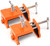 DAYDOOR Cabinet Clamps, 2 Pack Face Frame Clamps, Cabinet Claw for Installing Cabinets with Two Side Screws and Alignment Plate, Orange