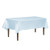 LinenTablecloth 60 x 102-Inch Rectangular Satin Tablecloth Baby Blue