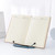 Book Stand,Metal Adjustable Reading Rest Holder for Portable Documents Foldable Cookbook Tablet Music Books with Page Clips