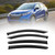 CMVT Auto Window Visors for Honda HR-V HRV 2016 2017 2018 2019 2020 2021 2022, Rain Guards Vent Shade Deflector Dark Smoke LX EX Sport EX-L 16 17 18 19 20 21 22, Tape-On, 4PCS