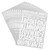 12 Sheets Large Letter Stickers Vinyl Self-Adhesive Number Alphabet Vinyl Stickers, Mailbox Numbers Labels DIY Crafts Art Making, 1-2 Inch Self Adhesive Letters Number Kit Mailbox Stickers