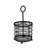 Spectrum Diversified Contempo Silverware Caddy/Holder, Black