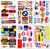 Cars Motorsport Nascar Racing Lot 6 vinyl stickers decals D6093