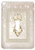 3dRose lsp_195818_1 Gold Crystal Look Ornament in Gold Frame On Lights, Cream - single Toggle Switch