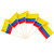 Colombian Toothpick Flags Small Mini Colombia Flags on Stick Food Labels Signs Tags for Party Buffet Cupcake Toppers Fruit Charcuterie Cheese Board Accessories Decorations 100 Pack (Colombia)