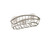 Spectrum Diversified Leaf Sponge & Brush Holder, Satin Nickel
