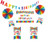 Amscan Colorful Rainbow Customizable Room Decorating Kit Party Décor, Multicolor, Multi Sizes, 11ct