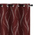 Yakamok Blackout Curtains 84 inch Length Living Room Thermal Insulated Silver Wave Line Dots Pattern Curtains Room Darkening Grommet Curtains for Bedroom, Burgundy, W42 x L84-inch, 2 Panels Yakamok Blackout Curtains 84 inch Length Living Room Thermal Insulated Silver Wave Line Dots Pattern Curtains Room Darkening Grommet Curtains for Bedroom, Burgundy, W42 x L84-inch, 2 Panels